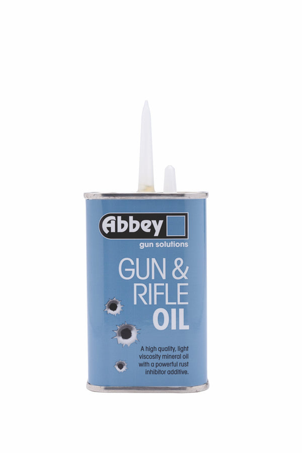 ABBEY GUN & RIFLE OIL - SPOUT TIN