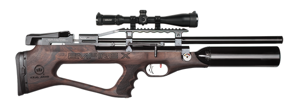 KRAL EMPIRE X  WALNUT PCP .22