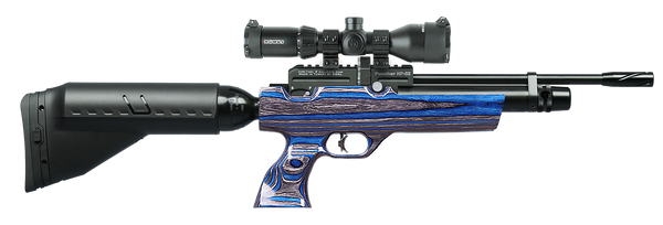 KRAL NP02  PCP AIR RIFLE .22 Blue Laminate