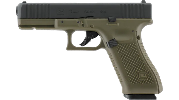 GLOCK 17 4.5MM BB CO2 PISTOL GEN 5 BATTLEFIELD GREEN