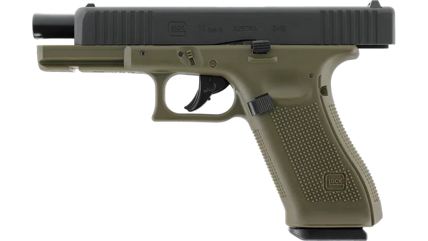 GLOCK 17 4.5MM BB CO2 PISTOL GEN 5 BATTLEFIELD GREEN