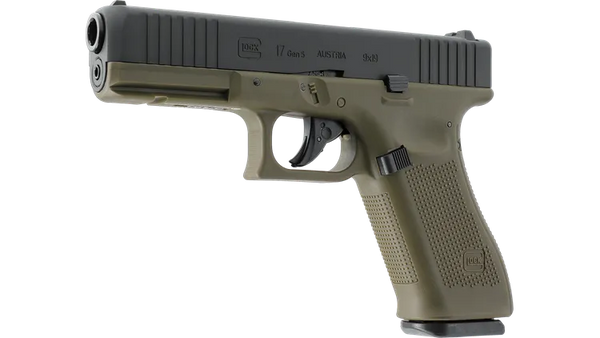 GLOCK 17 4.5MM BB CO2 PISTOL GEN 5 BATTLEFIELD GREEN