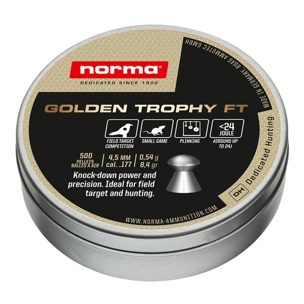 NORMA GOLDEN TROPHY FT PELLETS .177 (500)