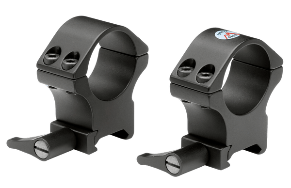 HTO100 2 PIECE HIGH WEAVER/PICATINNY 30MM QD