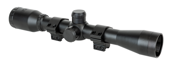 BSA ESSENTIAL FFMD 4X32 WR RIFLESCOPE WITH MOUNTS
