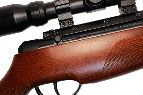BSA METEOR CLX BEECH .22 SPRING RIFLE