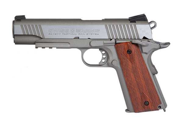 SWISS ARMS 1911 TACTICAL 4.5MM STAINLESS