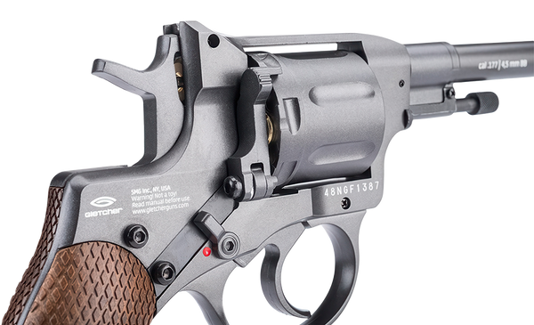 GLETCHER NAGANT BLACK 4.5MM REVOLVER