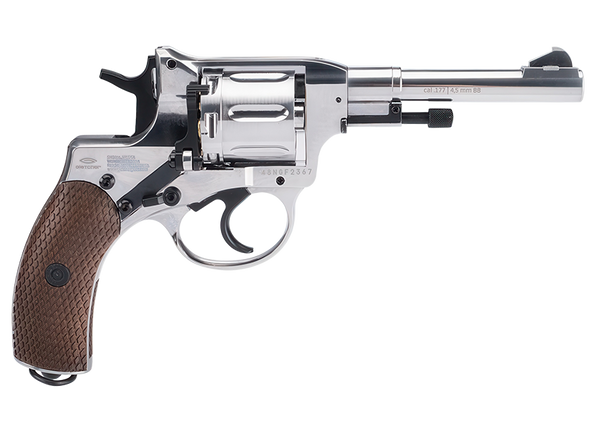 GLETCHER NAGANT SILVER 4.5MM REVOLVER