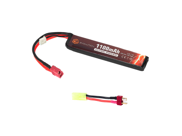 EVOLUTION LIPO ULTRA POWER BATTERY 7.4V 1100MAH STICK