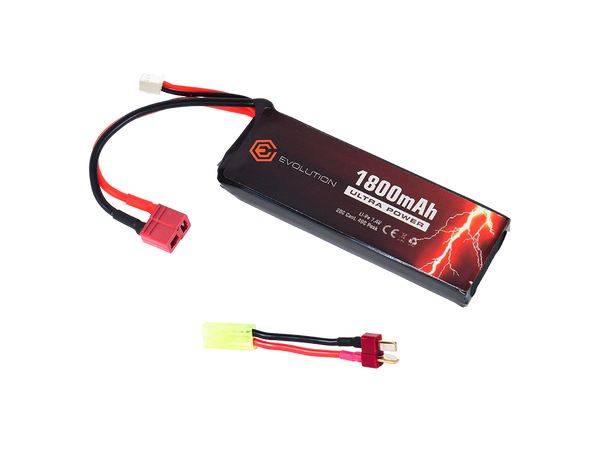 EVOLUTION LIPO ULTRA POWER BATTERY 7.4V 1800MAH STICK