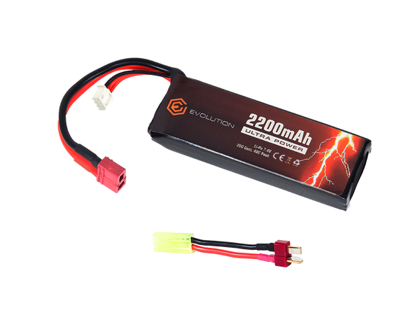 EVOLUTION LIPO ULTRA POWER BATTERY 7.4V 2200MAH STICK