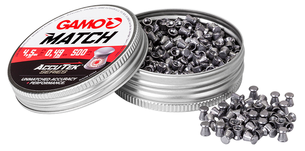 GAMO MATCH ACCUTEK SERIES PELLETS .177 TIN 500