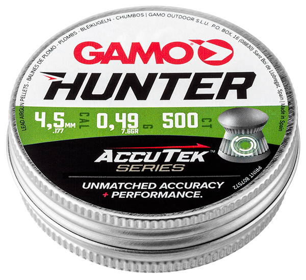 GAMO HUNTER ACCUTEK SERIES PELLETS .177 TIN 500