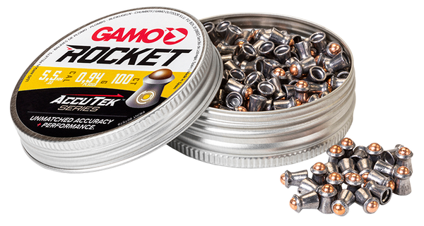 GAMO ROCKET ACCUTEK SERIES PELLETS .22 TIN 100