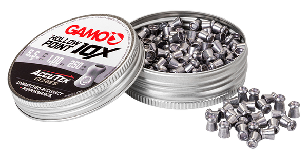 GAMO HOLLOW POINT 10X ACCUTEK SERIES PELLETS .22 TIN 250