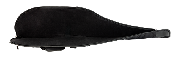 BLACK TWO POCKET GUN SLIP FAUX LEATHER 127x30cm