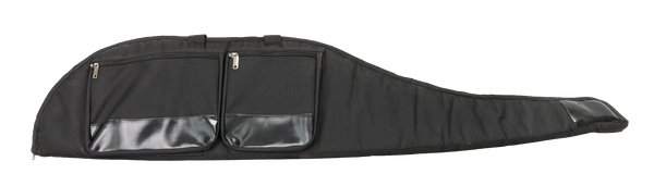 BLACK TWO POCKET GUN SLIP FAUX LEATHER 127x30cm