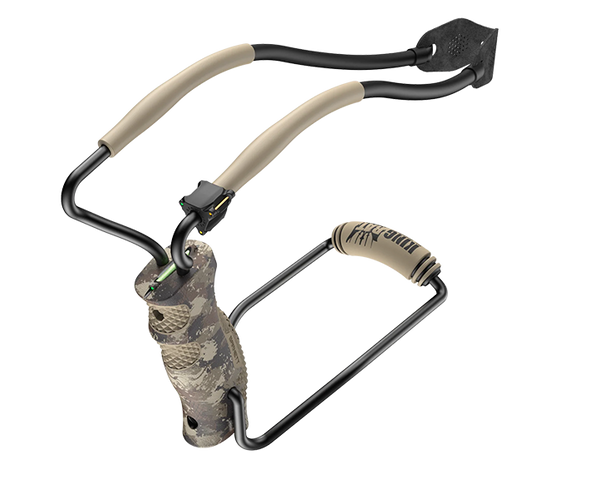 KING RAT BLACK WIDOW HUNTER SOFT GRIP SLINGSHOT