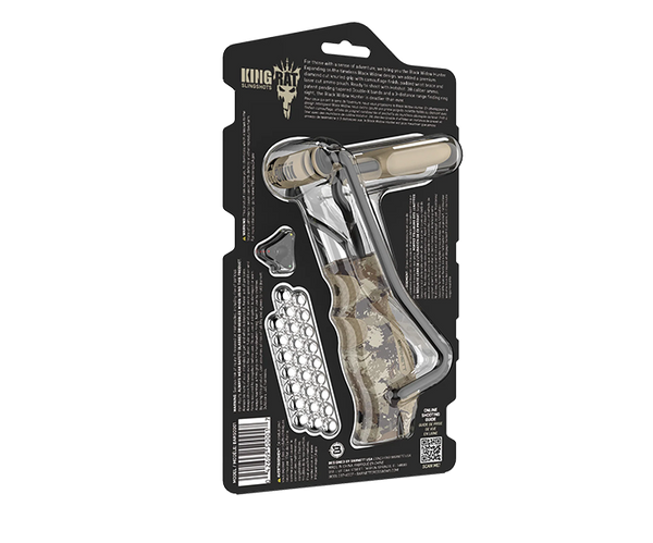 KING RAT BLACK WIDOW HUNTER SOFT GRIP SLINGSHOT