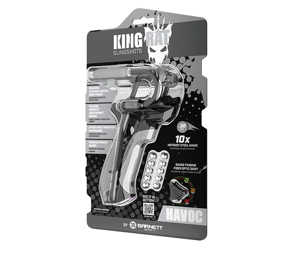 KING RAT HAVOC SOFT GRIP SLINGSHOT