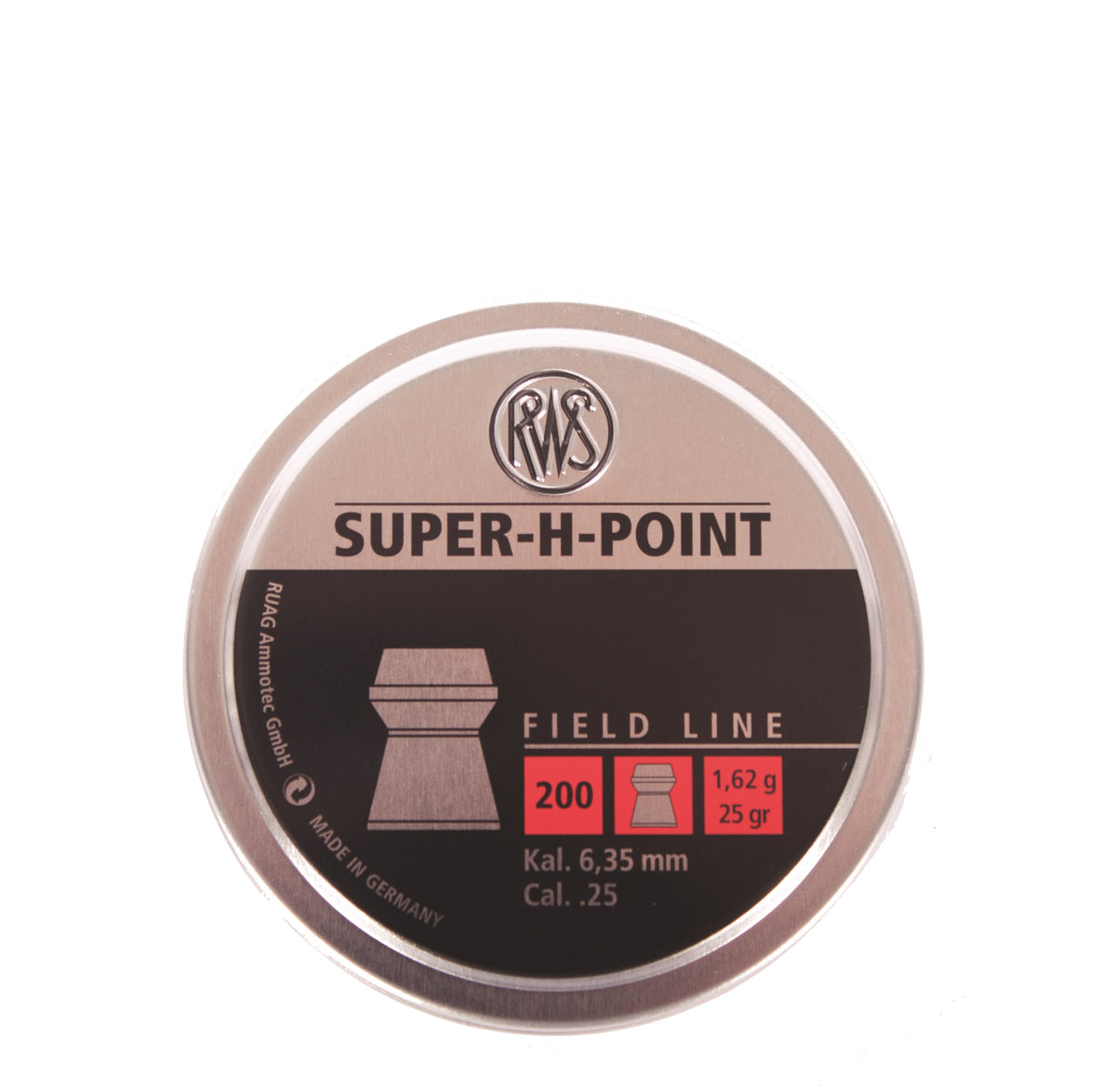 RWS SUPER H POINT PELLETS .25 (200) – Range Right