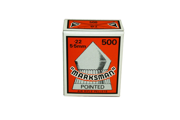 BOX OF 500 MARKSMAN .22 POINTED